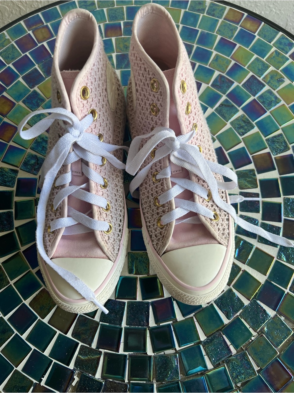 Converse Chuck Taylor All Star Canvas & Knit High Top Sneakers For Women.